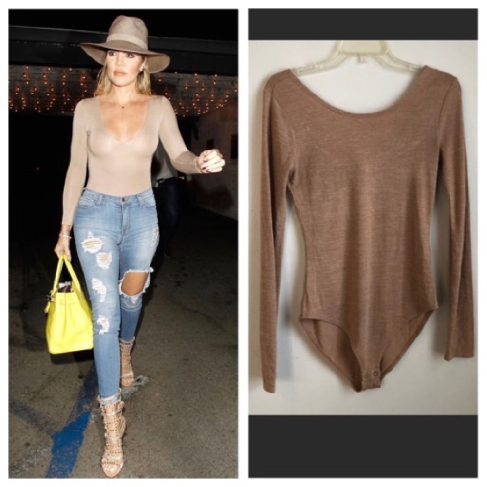 Tan bodysuit